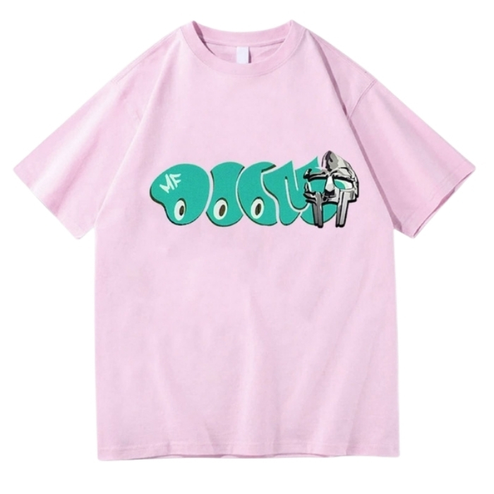 T-shirt Mf Doom Letter Tee Pink T-shirt Mf Doom Letter Tee Pink