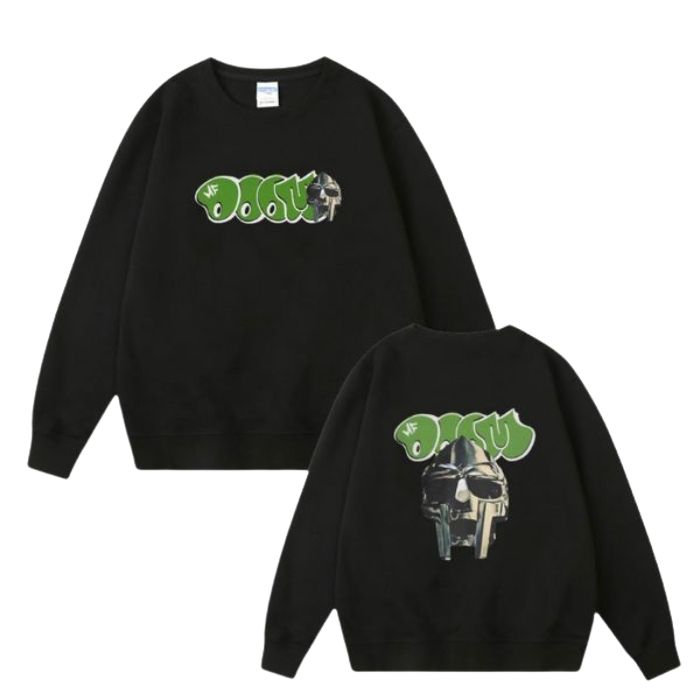 MF DOOM Sweatshirt Black – Premium Soft Fleece Graphics