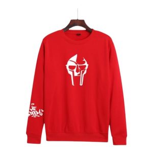 MF DOOM Sweatshirt Red Metal Face Printed – Premium Design with Soft Fleece Comfort