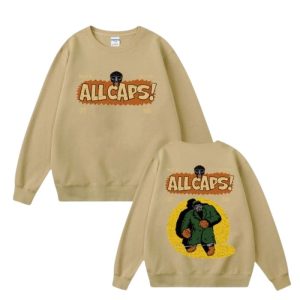 Premium Khaki MF DOOM Sweatshirt Limited Vintage