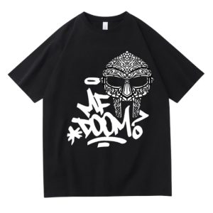 T-Shirts Men Women Hip Hop Vintage Cotton Black