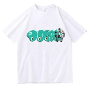 T-shirt Mf Doom Letter White