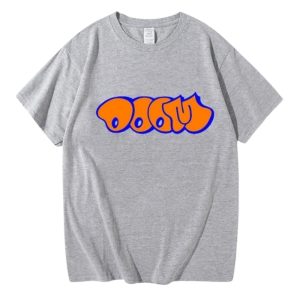 Mf Doom T-shirt Letter Logo Orenge