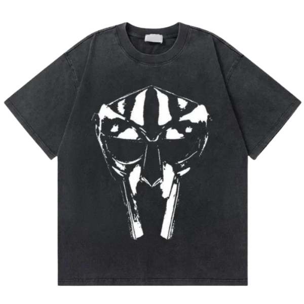 Buy MF Doom Graffiti shirt ( Black ) – Bold Urban Metal Face Logo