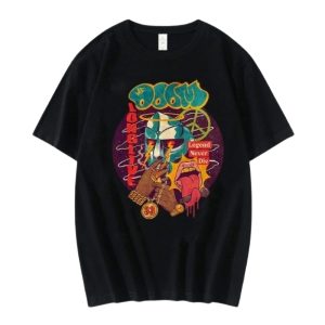 MF DOOM Loose Crewneck T Shirt Black – Oversized Comfort & Streetwear Style