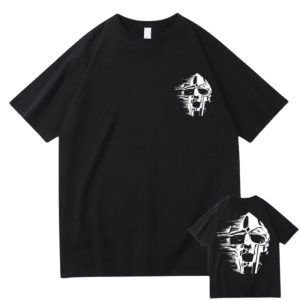 MF DOOM T Shirt Black Cotton – Premium Printed Graphic Streetwear Tee