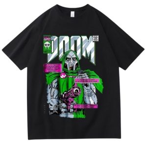 MF DOOM T Shirt Black Printed for Men & Women