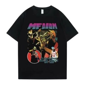 MF DOOM T Shirt Black – In Loving Memory R.I.P Daniel Dumile