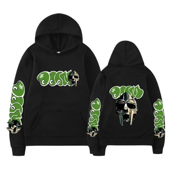 Buy MF DOOM Black Hoodie Graffiti Mask & Sleeves
