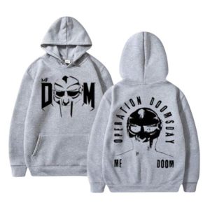MF DOOM Operation Doomsday 25th Anniversary Gray Hoodie